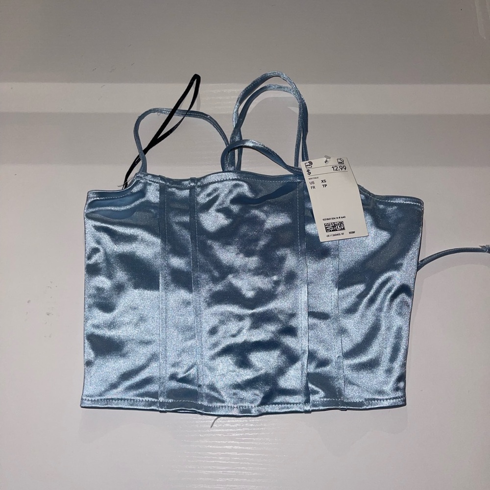 h&m satin top